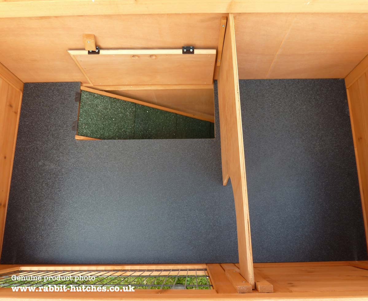 Double Rabbit Hutch interior