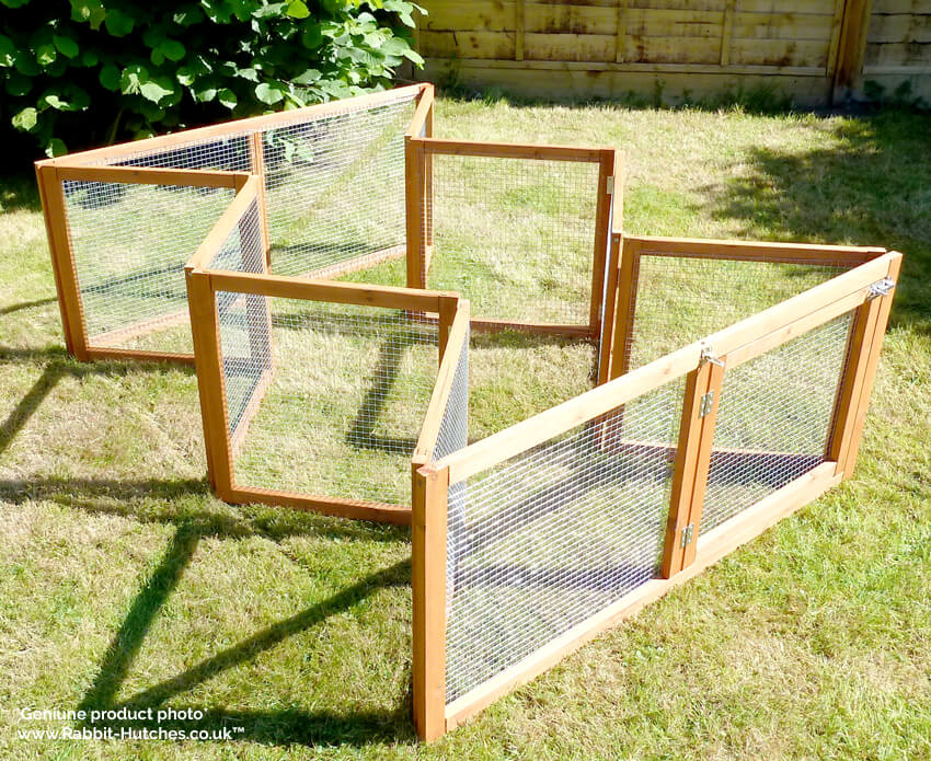 picture showing how the rabbbit run folds away